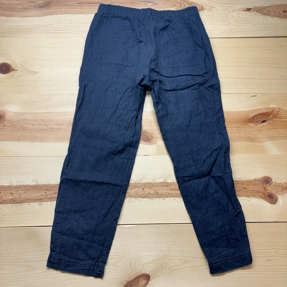 COMM.‎ ARCH Pants Mens 32x29 Blue Navy Linen Trousers made in Japan Size 4